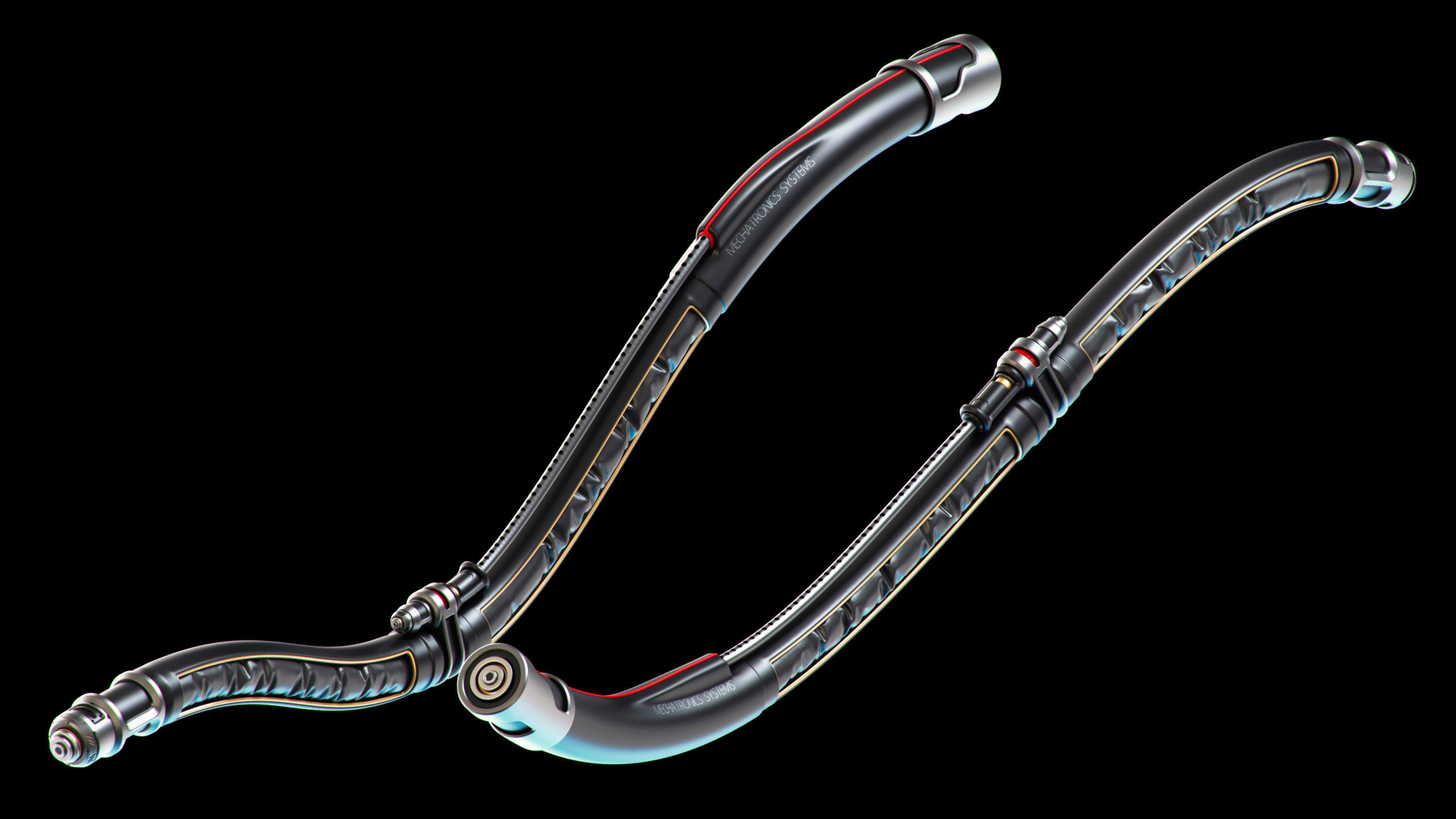 Wires and Cables set 3D model_12