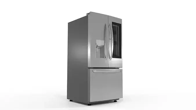 Refrigerator Door-in-door High Poly Low Poly Low-poly 3D model 3