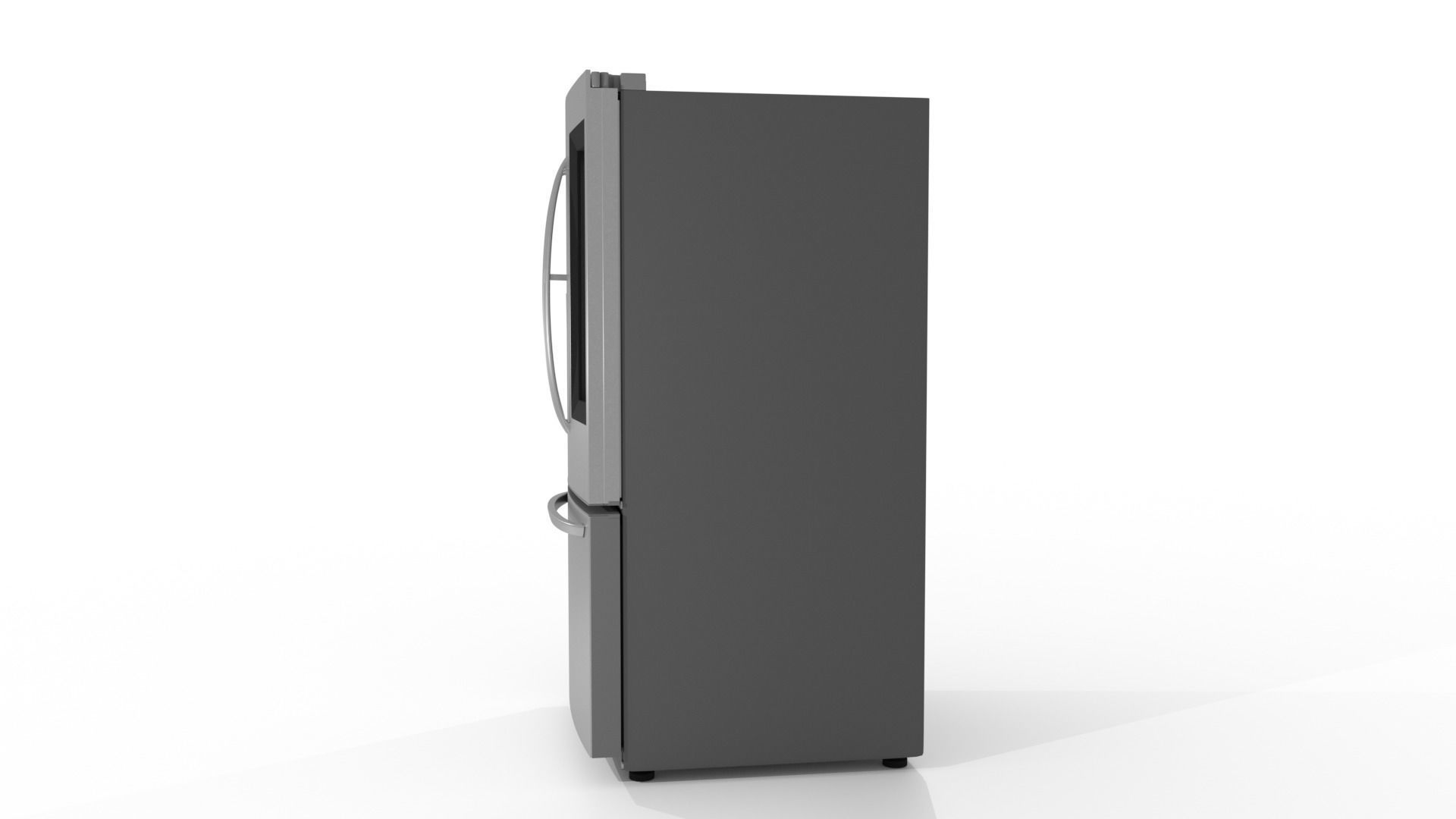 Refrigerator Door-in-door High Poly Low Poly Low-poly 3D model_10
