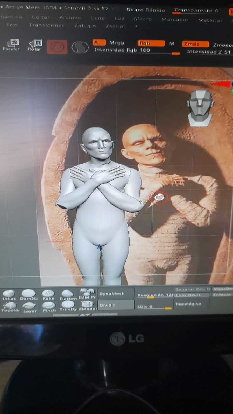 la momia boris karloff 1930 3D print model_1