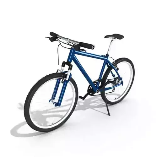 Blue Metal Bicycle