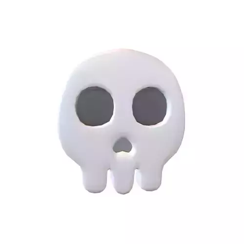 Twitter Version 1 Skull Emoji v1 001