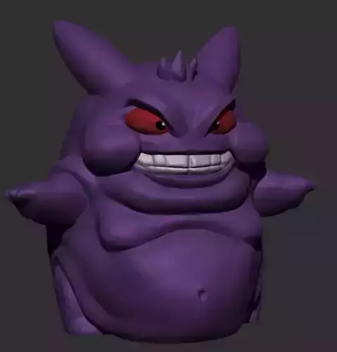 Gengar - Fat Version 3D print model
