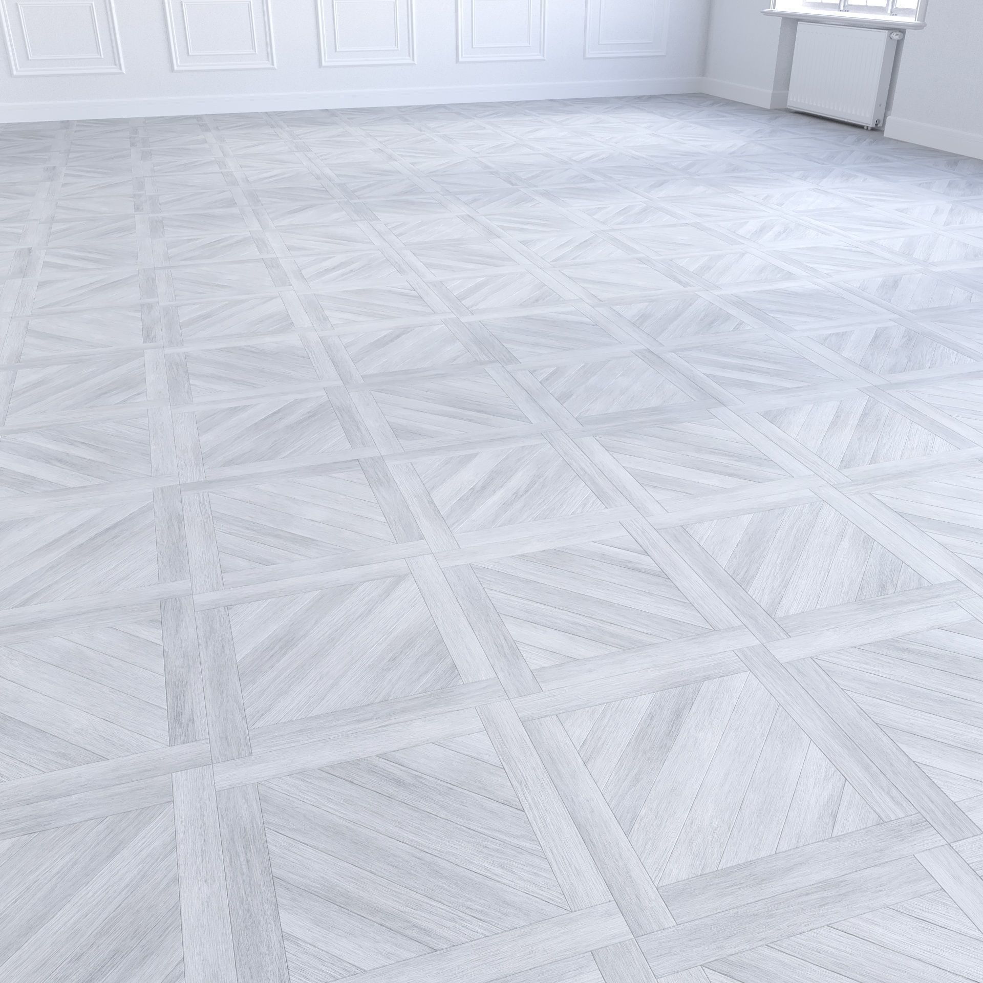 Parquet - Laminate - Wooden floor 2 in 1 Low-poly 3D model_6
