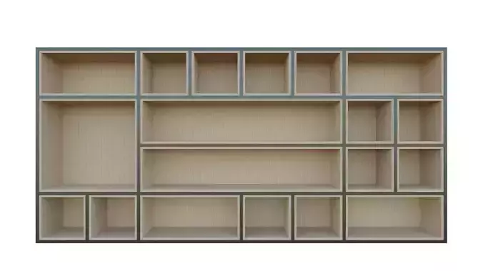 Bookcase with shelves