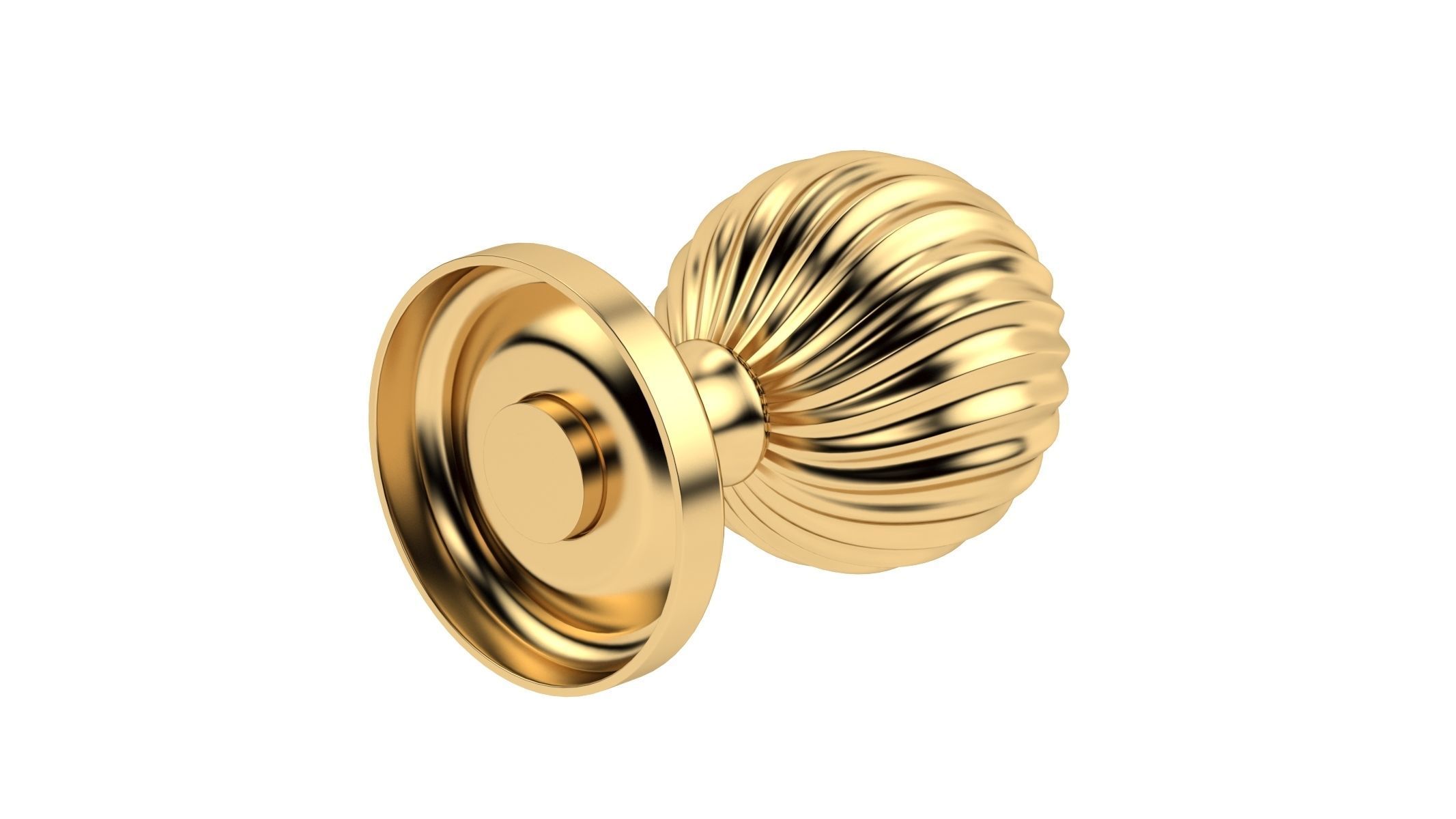Clarisse Mortice Door Knob 3D model_1