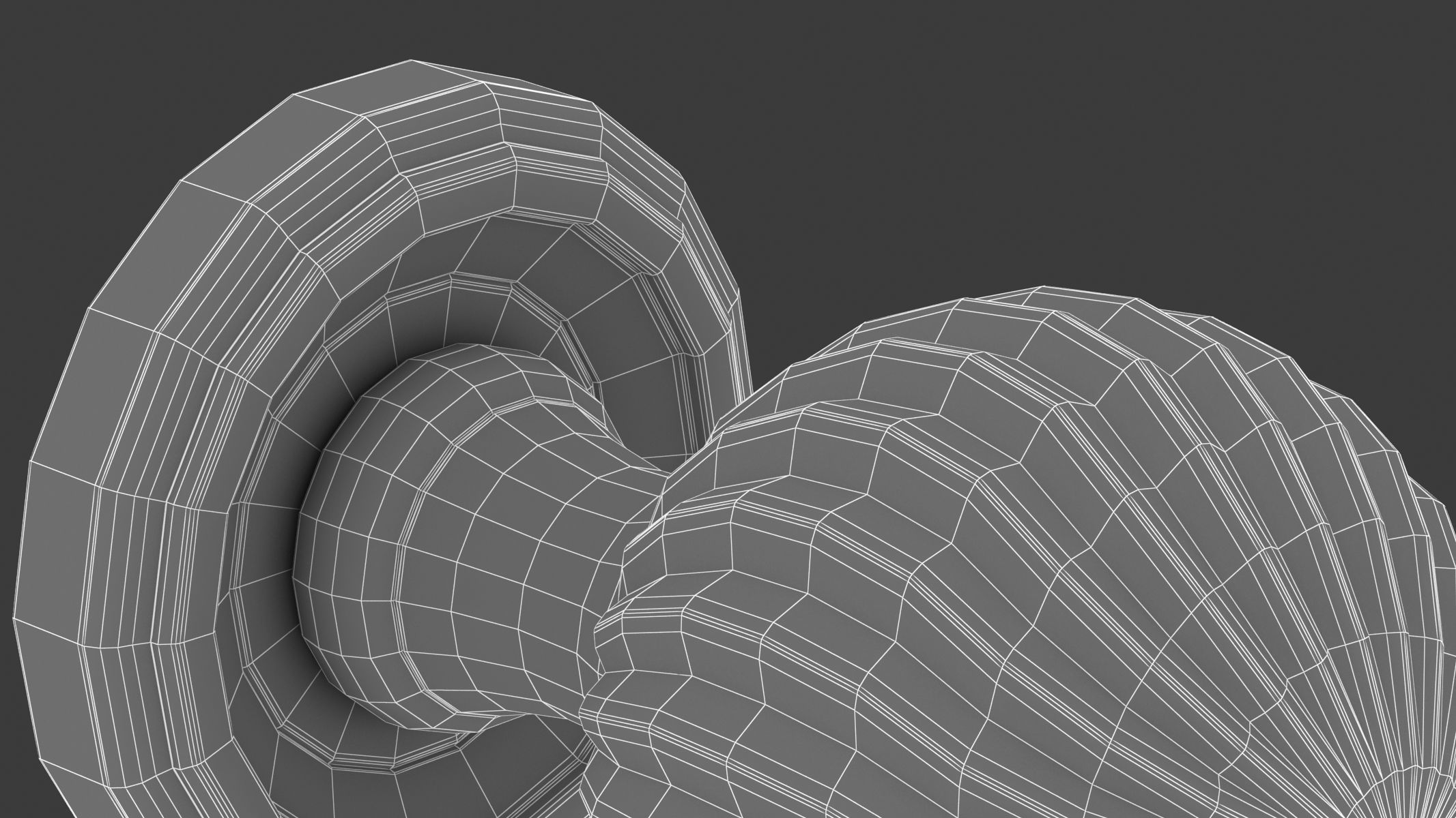 Clarisse Mortice Door Knob 3D model_9