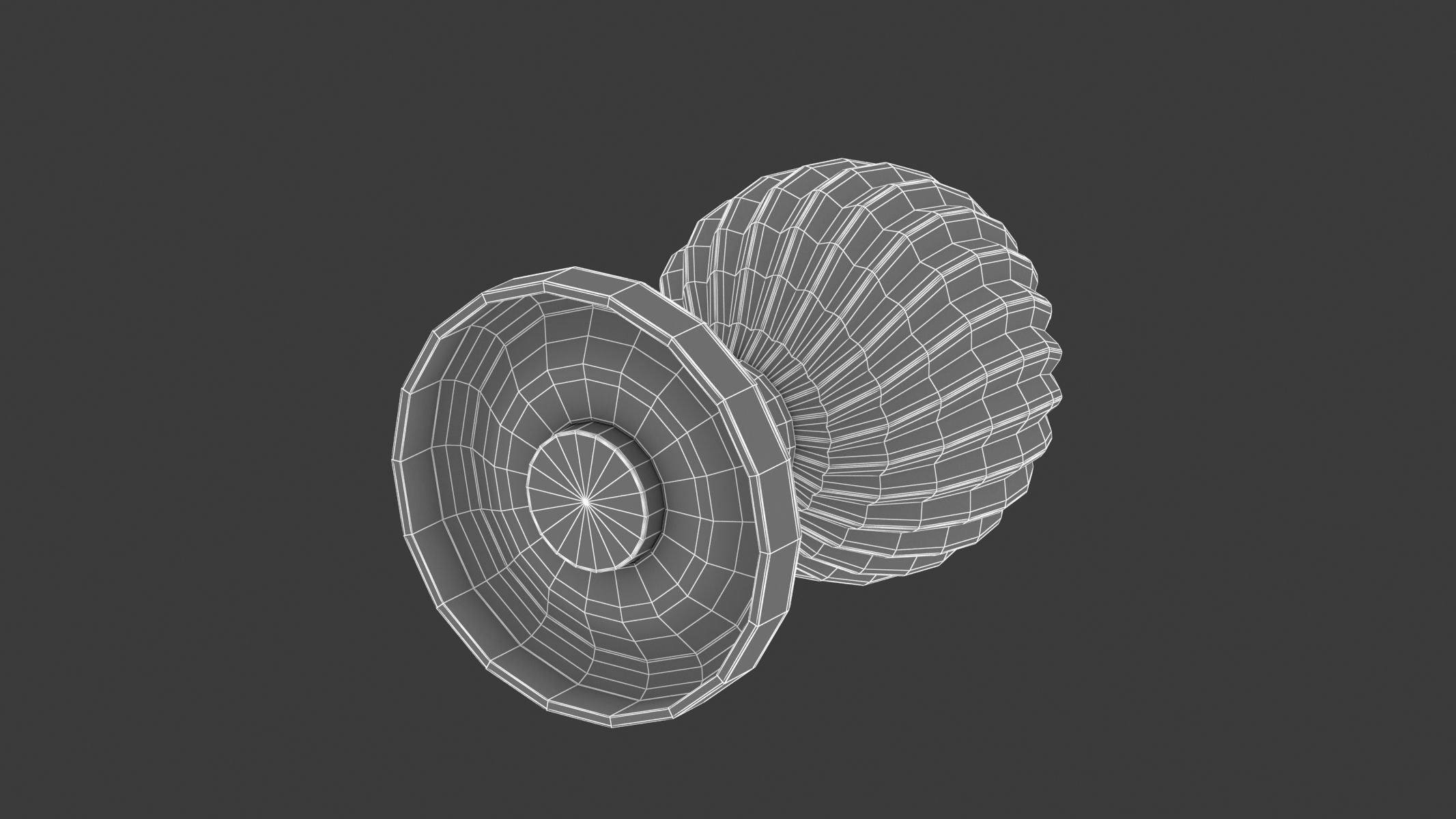 Clarisse Mortice Door Knob 3D model_6