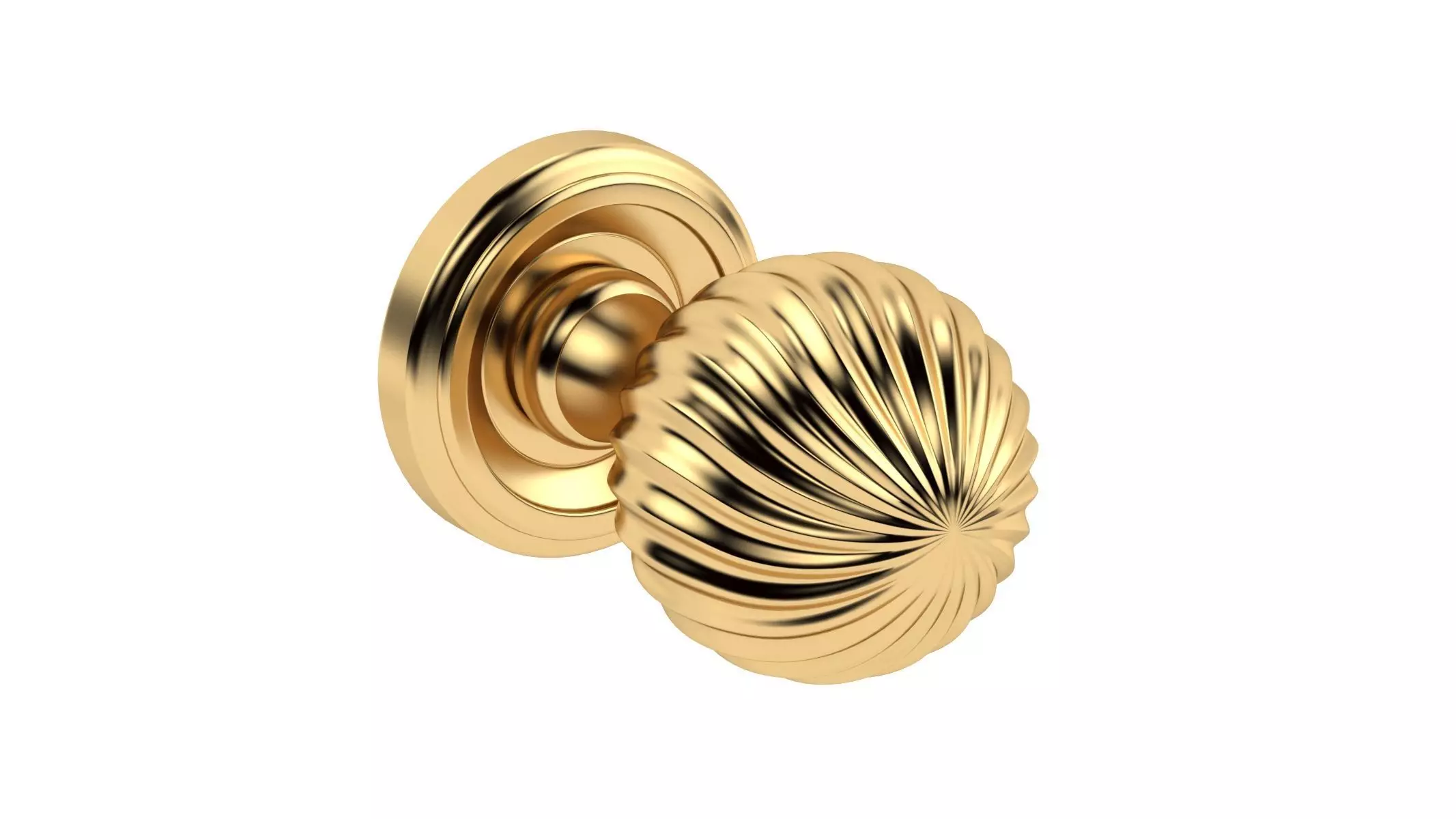 Clarisse Mortice Door Knob 3D model_0