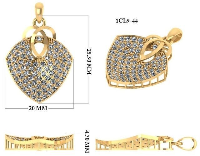 Women Pendant 3dm 1render detail 3D print model
