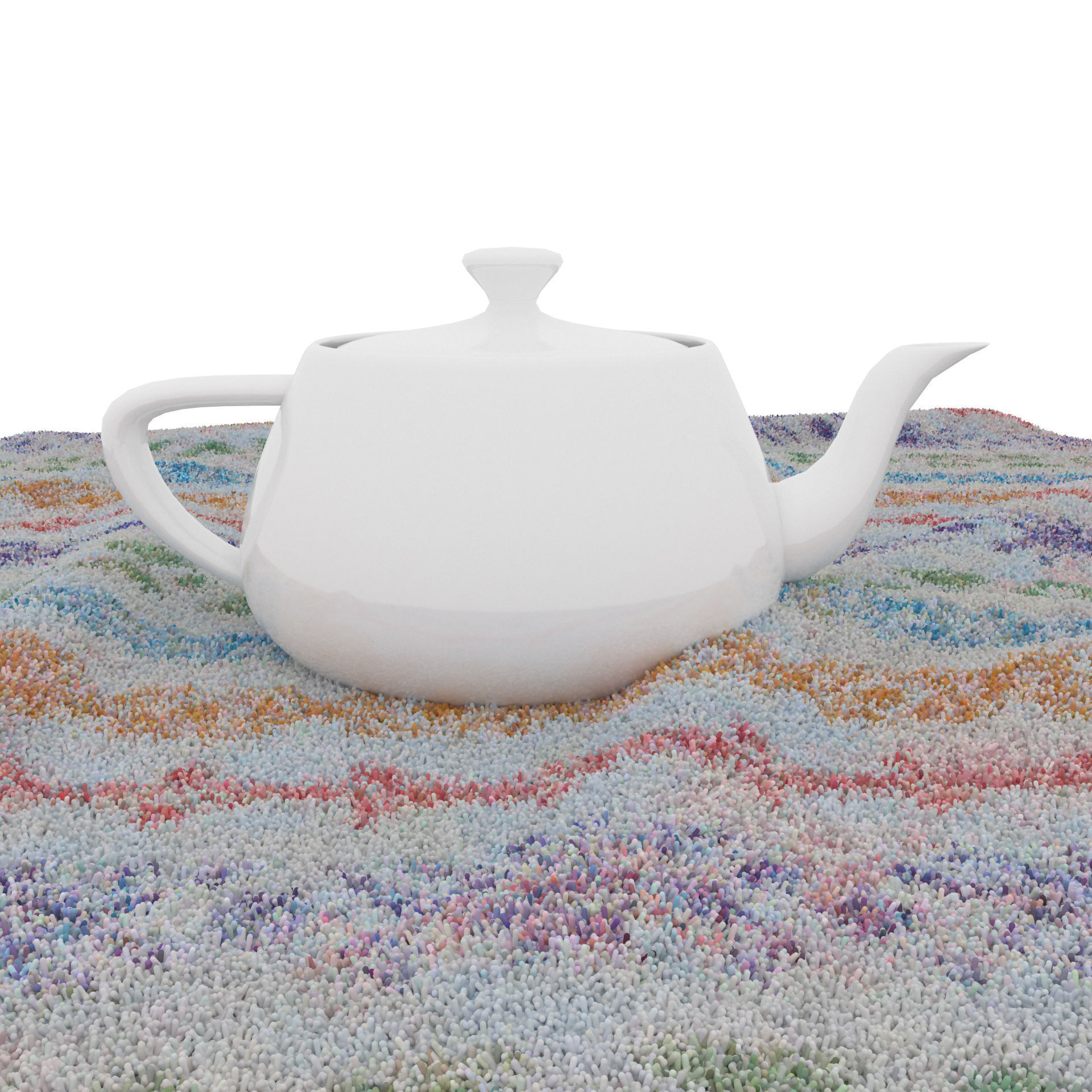 Rugs No 674 Low-poly 3D model_8