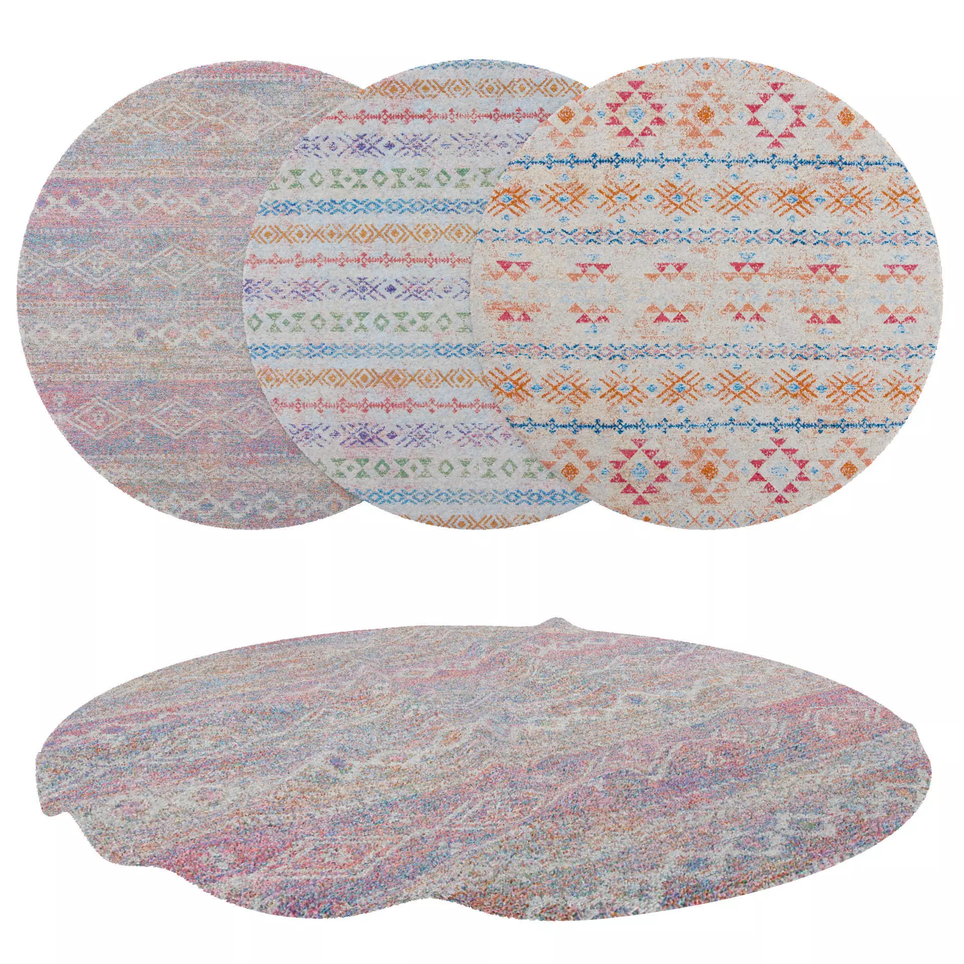 Rugs No 674 Low-poly 3D model_0