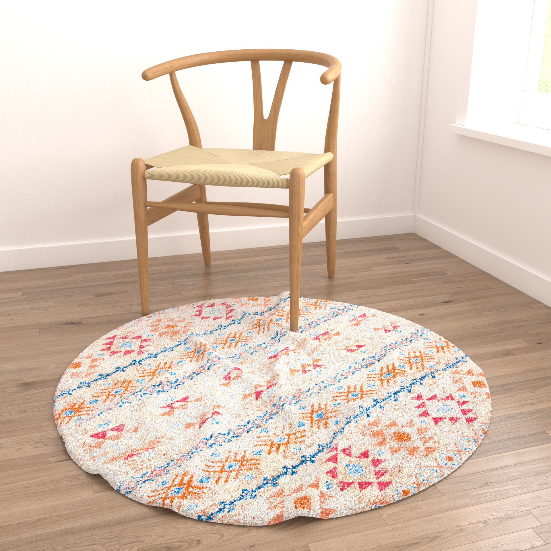 Rugs No 674 Low-poly 3D model_4