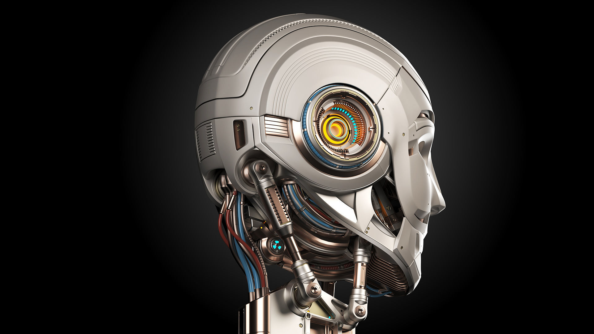 Robot Head 3 3D model_6