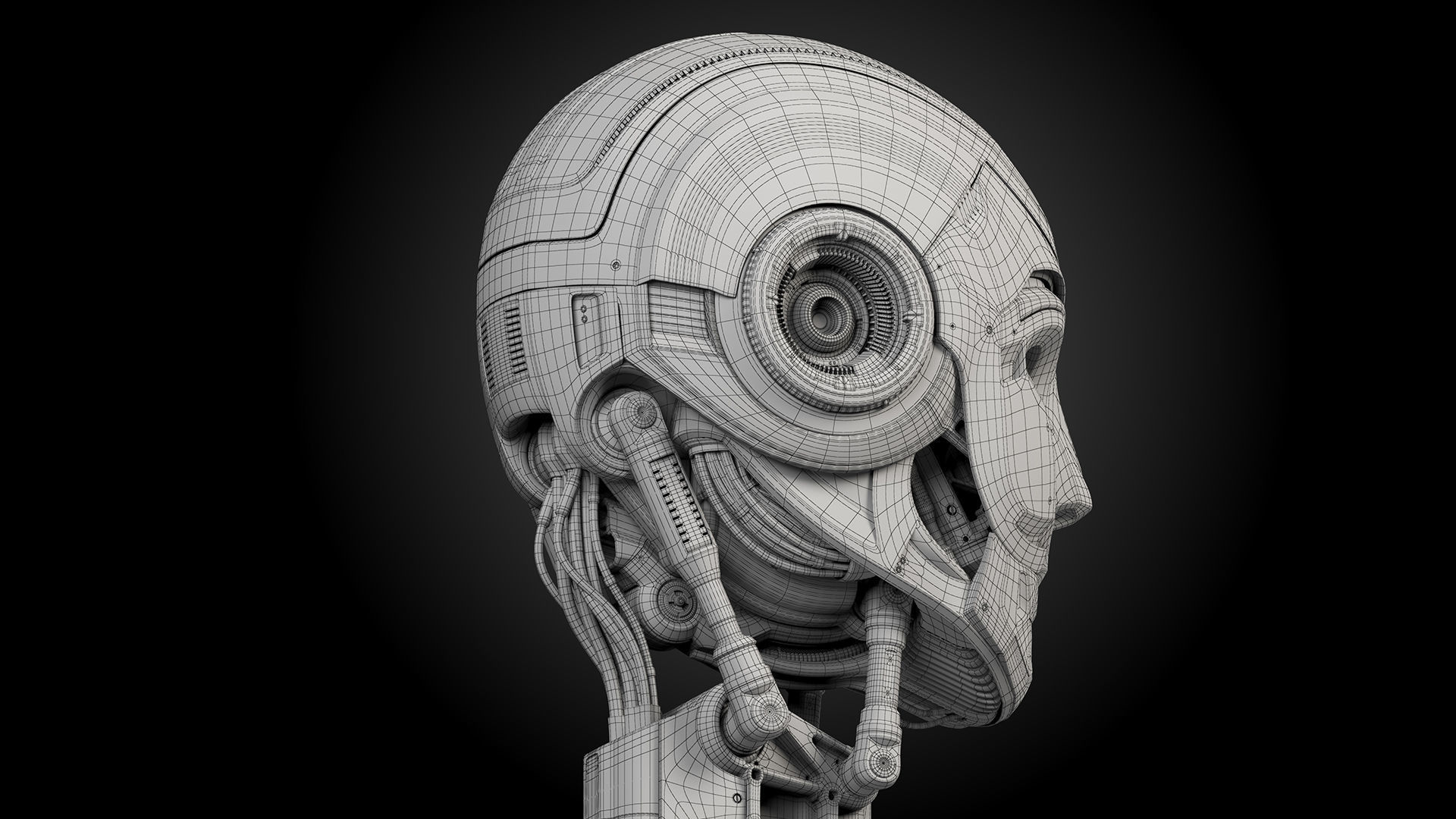 Robot Head 3 3D model_18