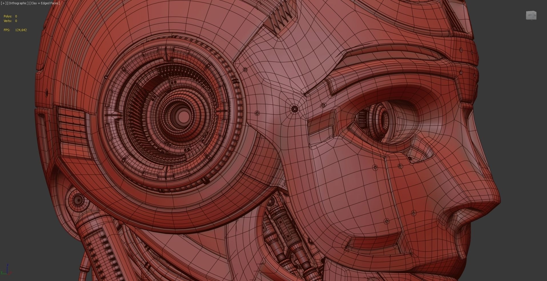 Robot Head 3 3D model_12