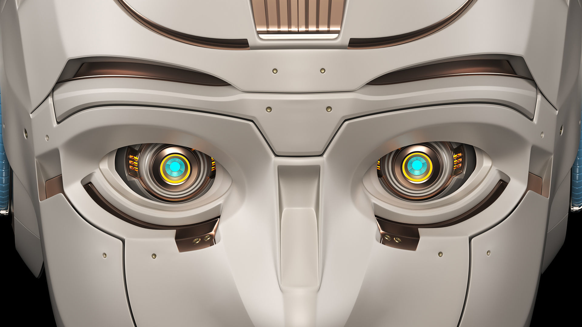 Robot Head 3 3D model_11