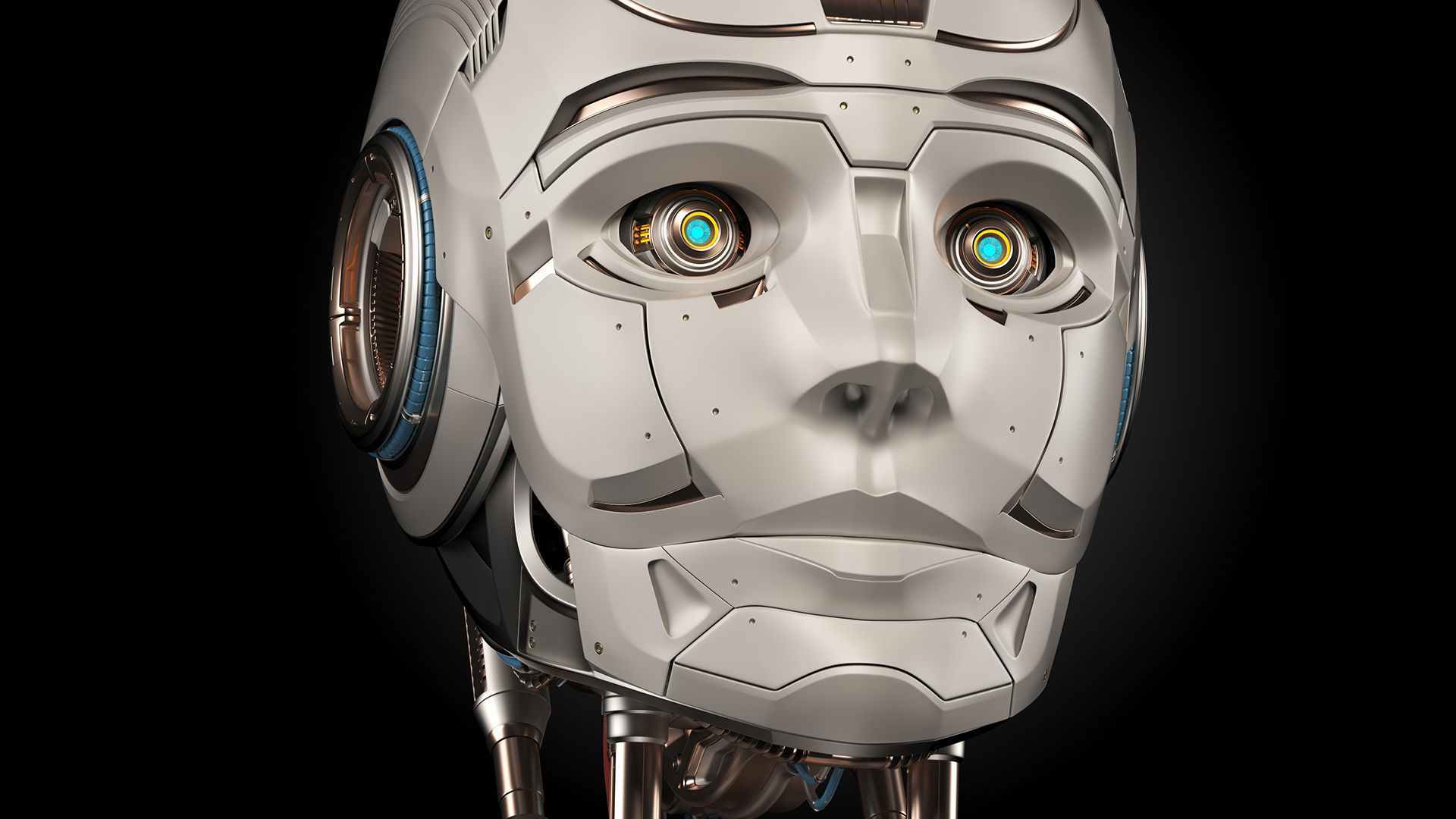 Robot Head 3 3D model_2