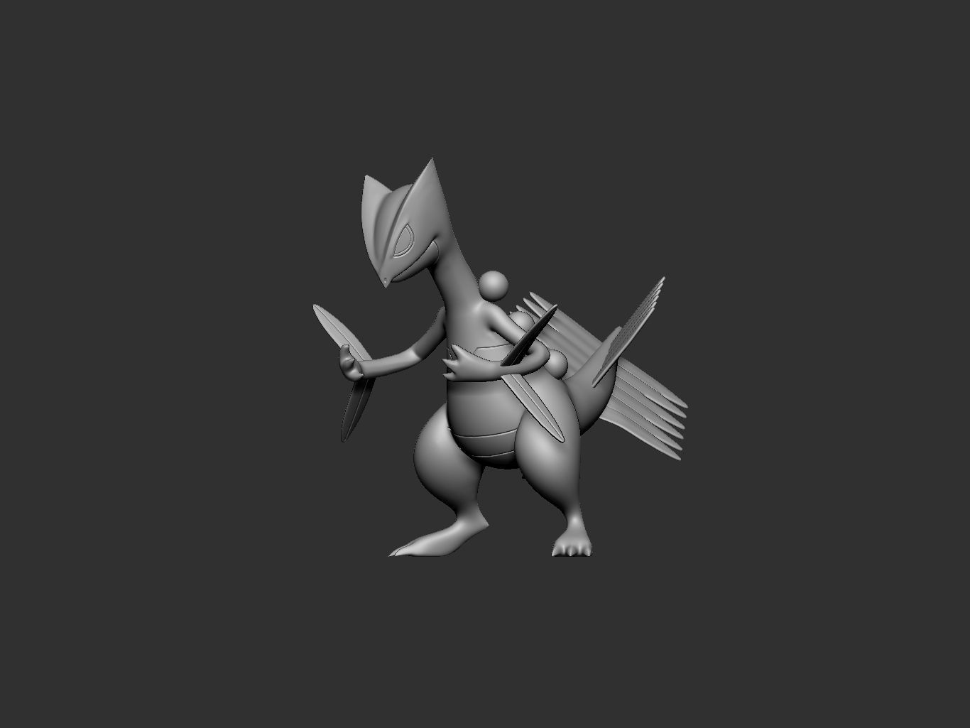 pokemon treecko evolution pack 3D print model_13