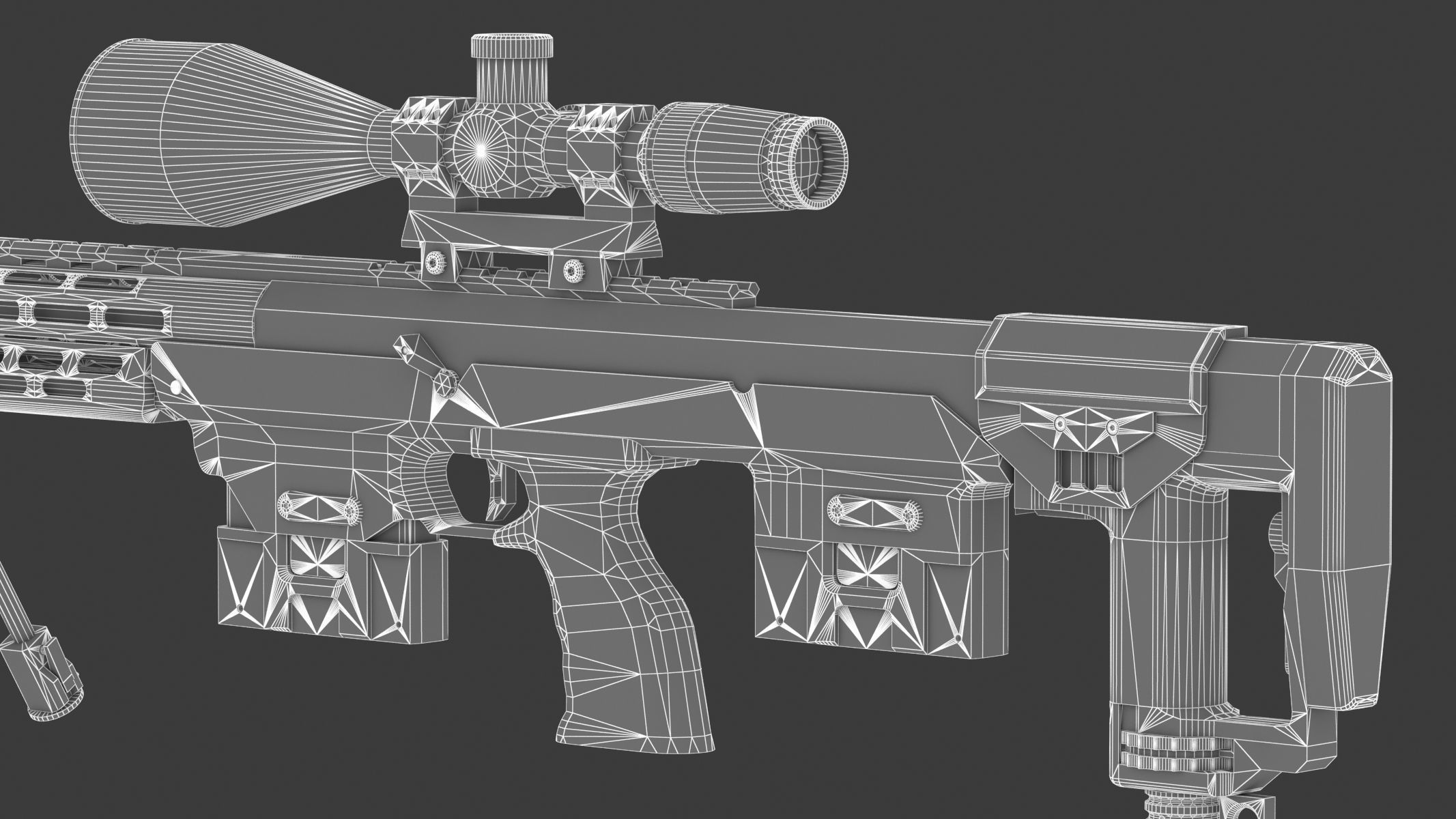 DSR Precision Low Poly Realistic Low-poly 3D model_21
