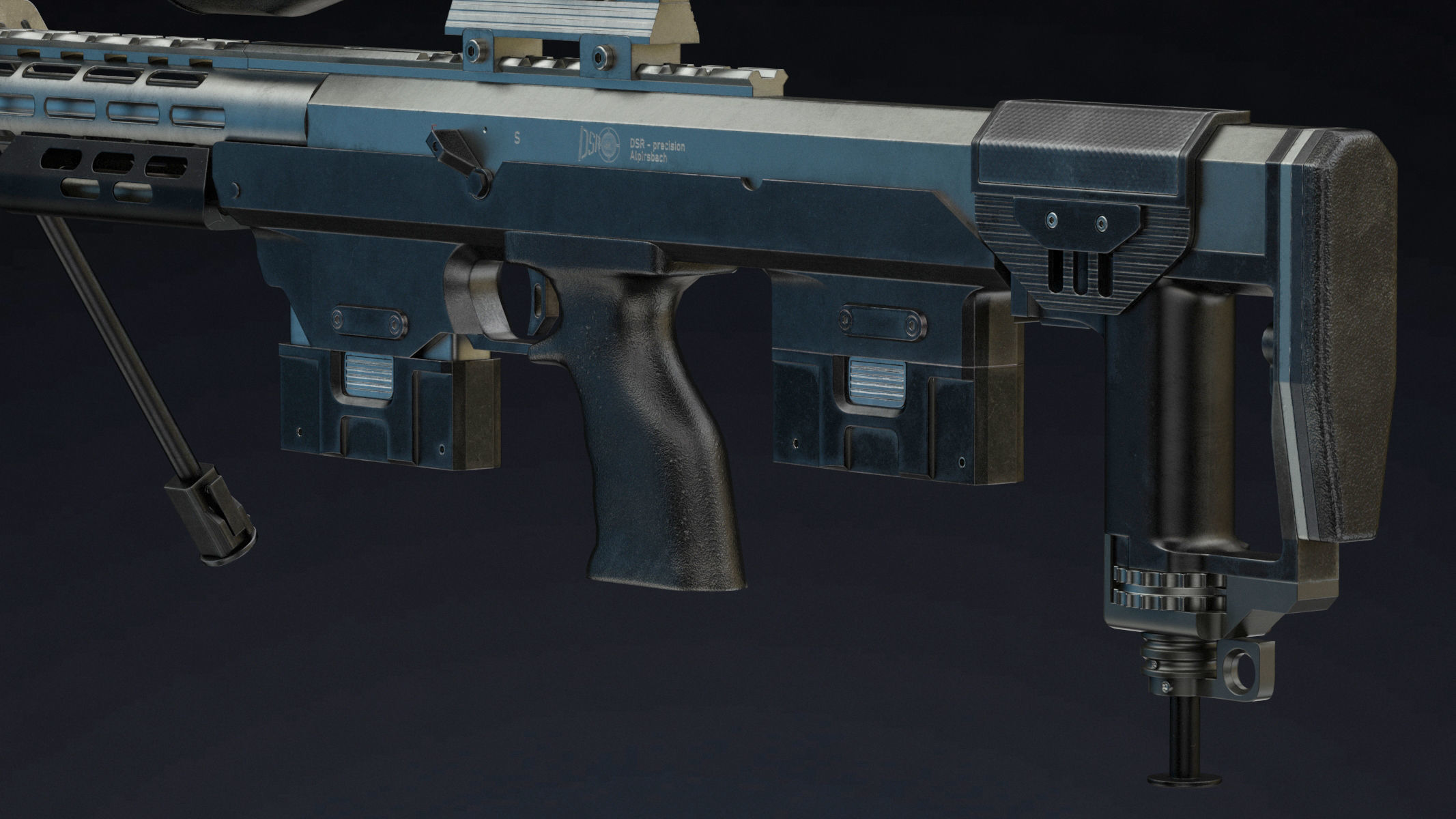 DSR Precision Low Poly Realistic Low-poly 3D model_6