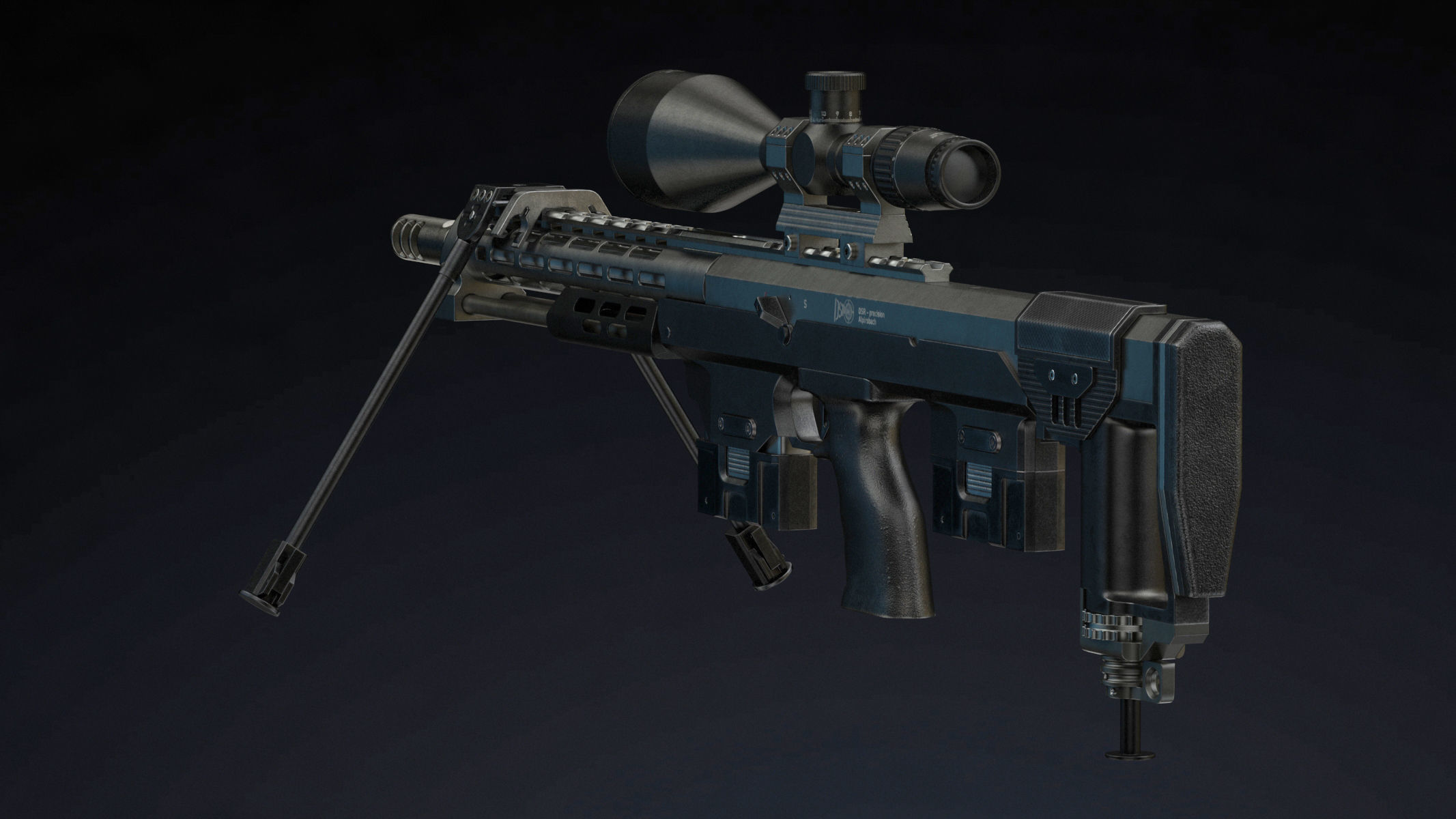 DSR Precision Low Poly Realistic Low-poly 3D model_1