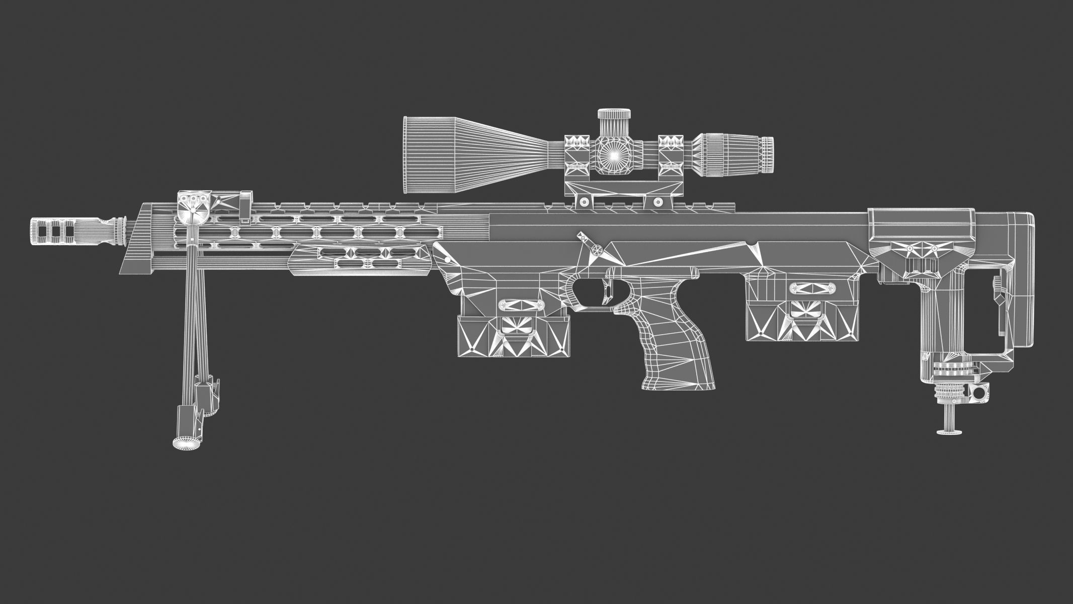 DSR Precision Low Poly Realistic Low-poly 3D model_17