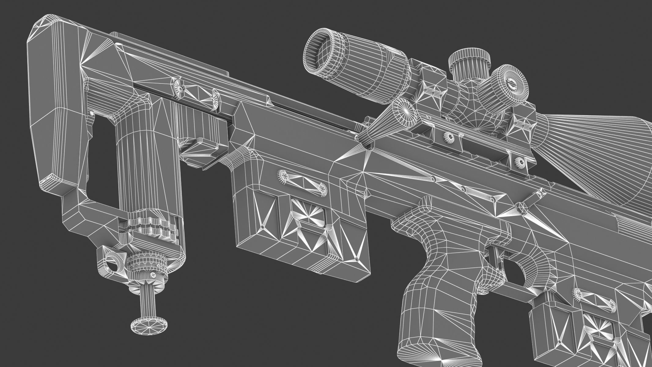 DSR Precision Low Poly Realistic Low-poly 3D model_26