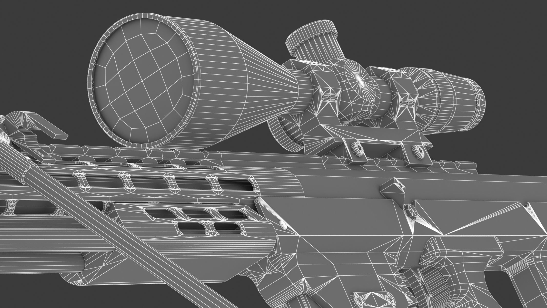 DSR Precision Low Poly Realistic Low-poly 3D model_28