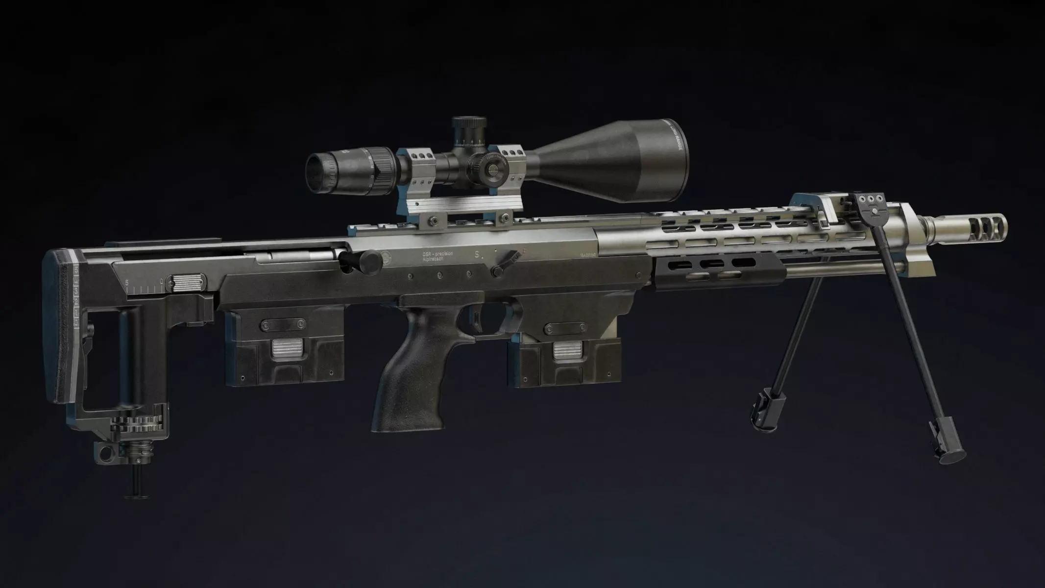 DSR Precision Low Poly Realistic Low-poly 3D model_0