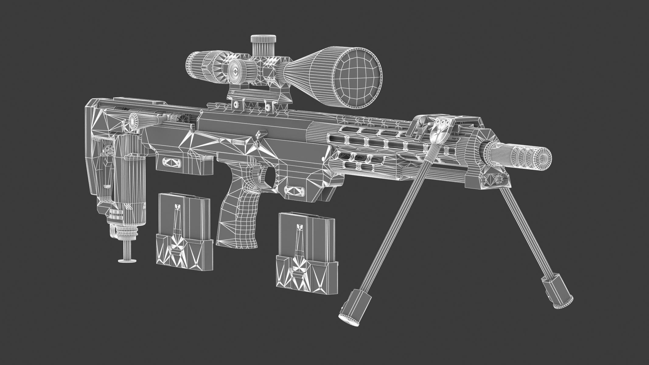 DSR Precision Low Poly Realistic Low-poly 3D model_19