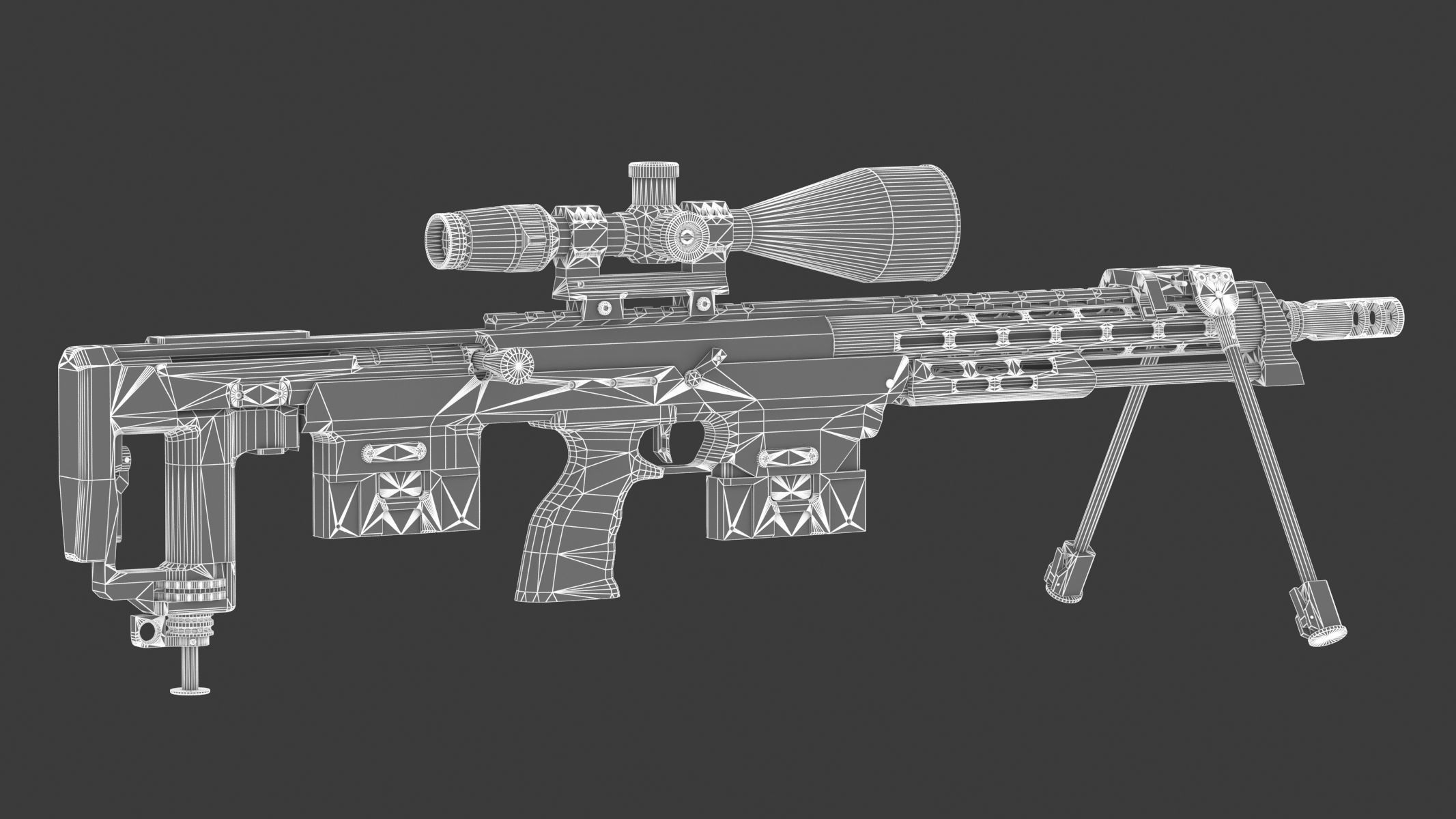 DSR Precision Low Poly Realistic Low-poly 3D model_15