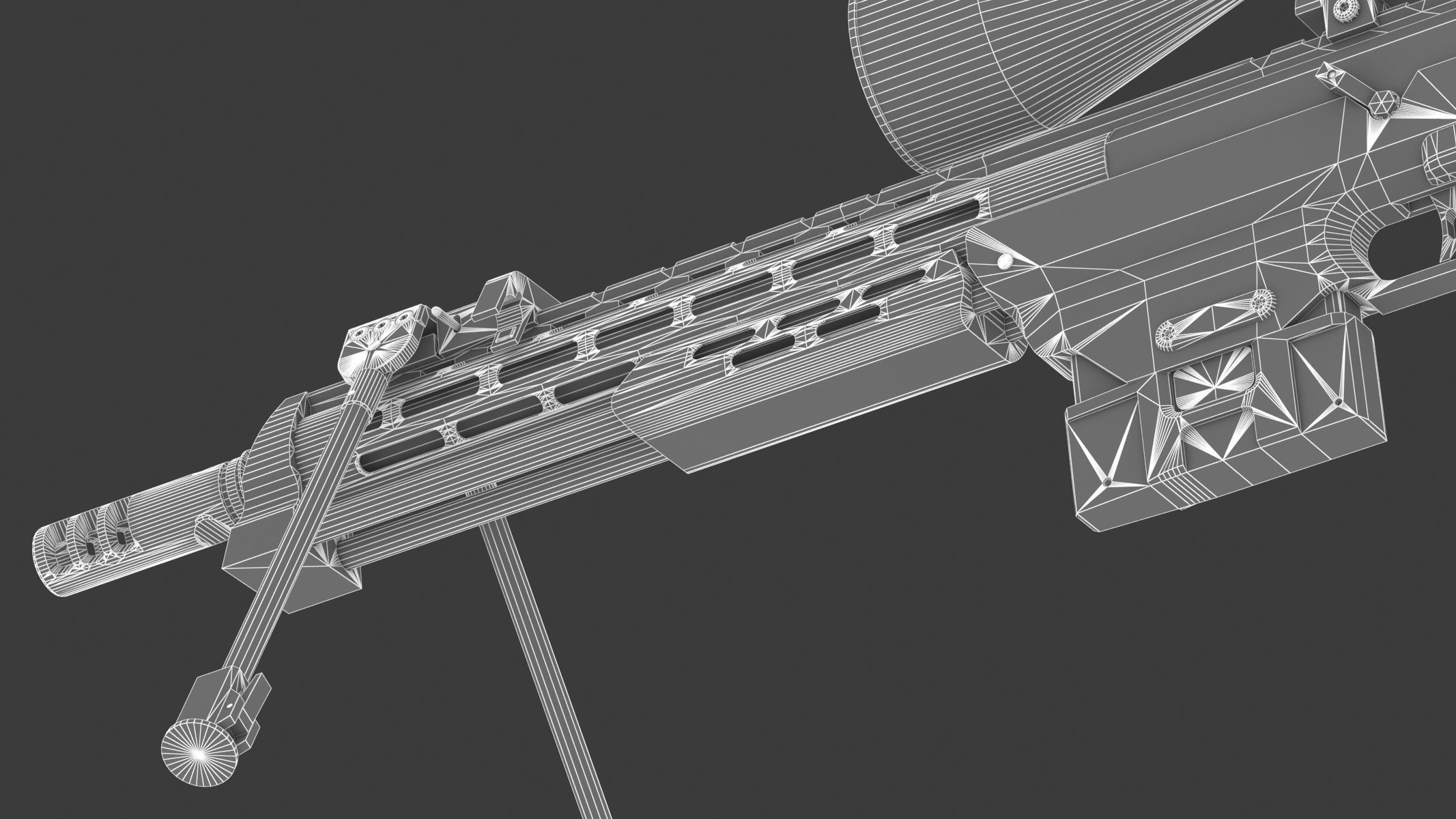 DSR Precision Low Poly Realistic Low-poly 3D model_25