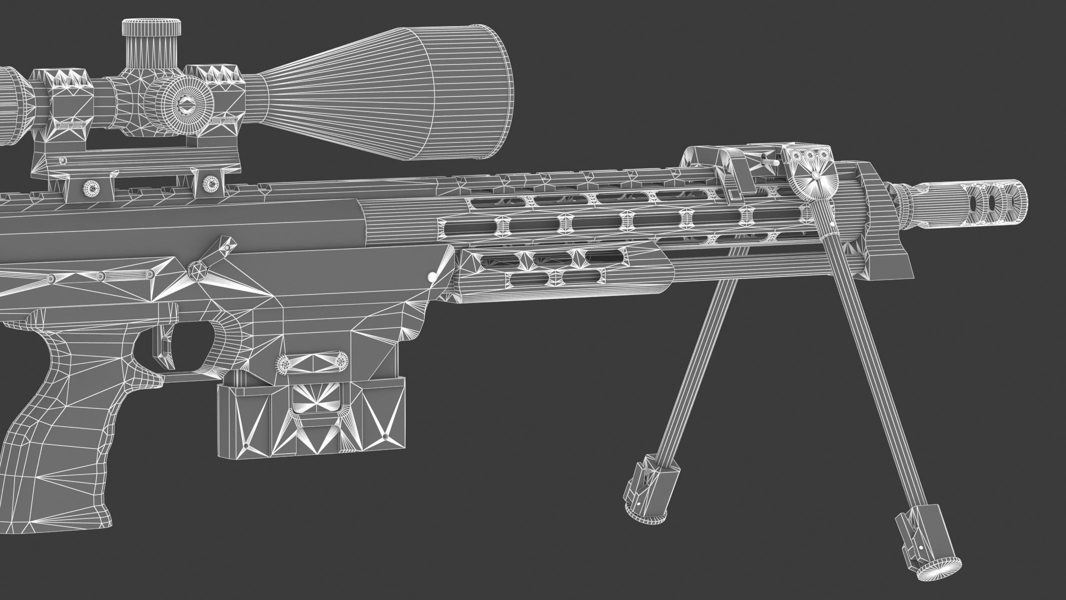 DSR Precision Low Poly Realistic Low-poly 3D model_20