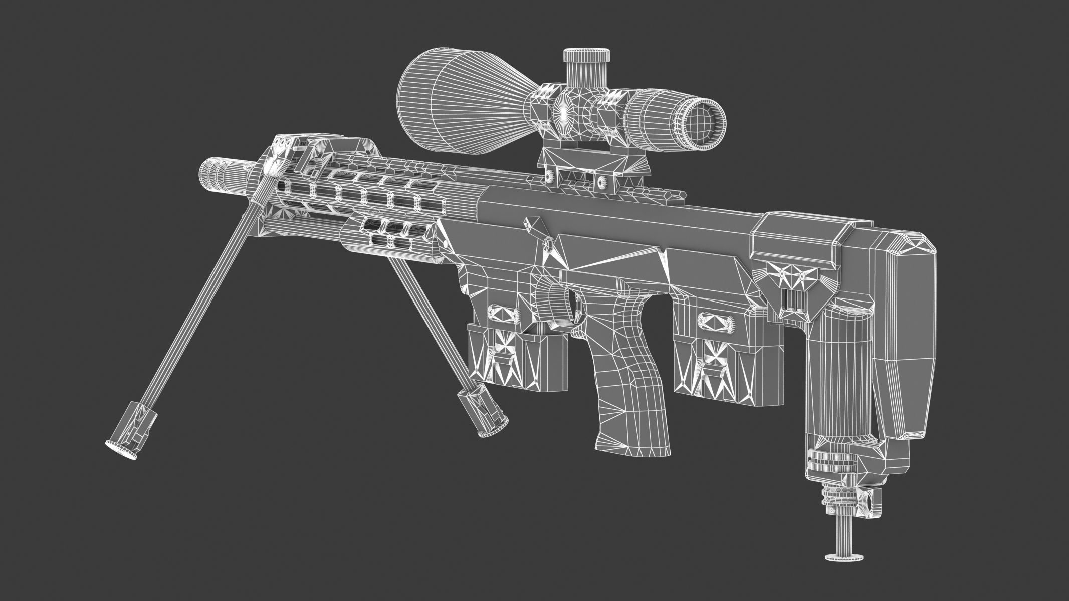 DSR Precision Low Poly Realistic Low-poly 3D model_16