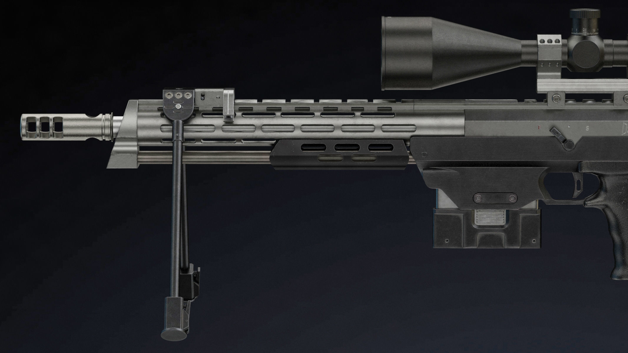 DSR Precision Low Poly Realistic Low-poly 3D model_7