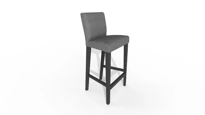 Bar stool with backrest