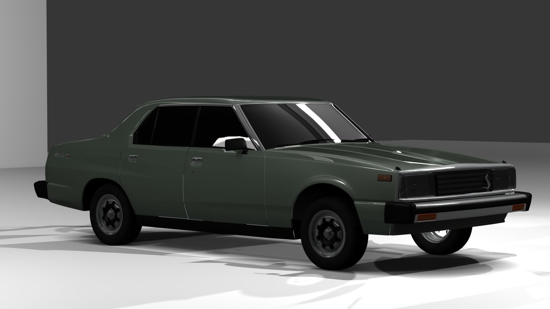 Nissan Skyline C210 GT 1979 3D model_1