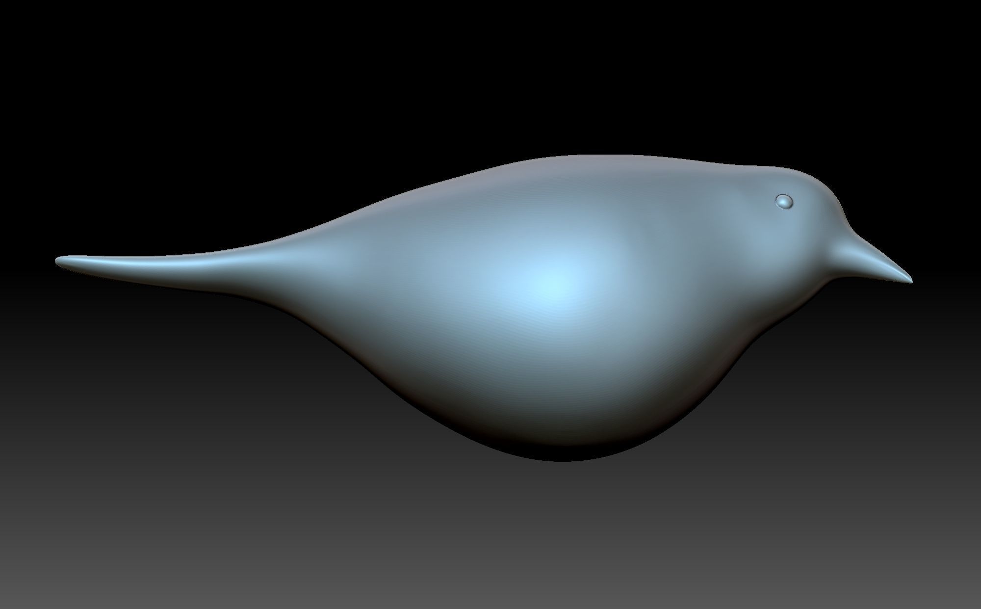 Bird Figurine 3D print model_4