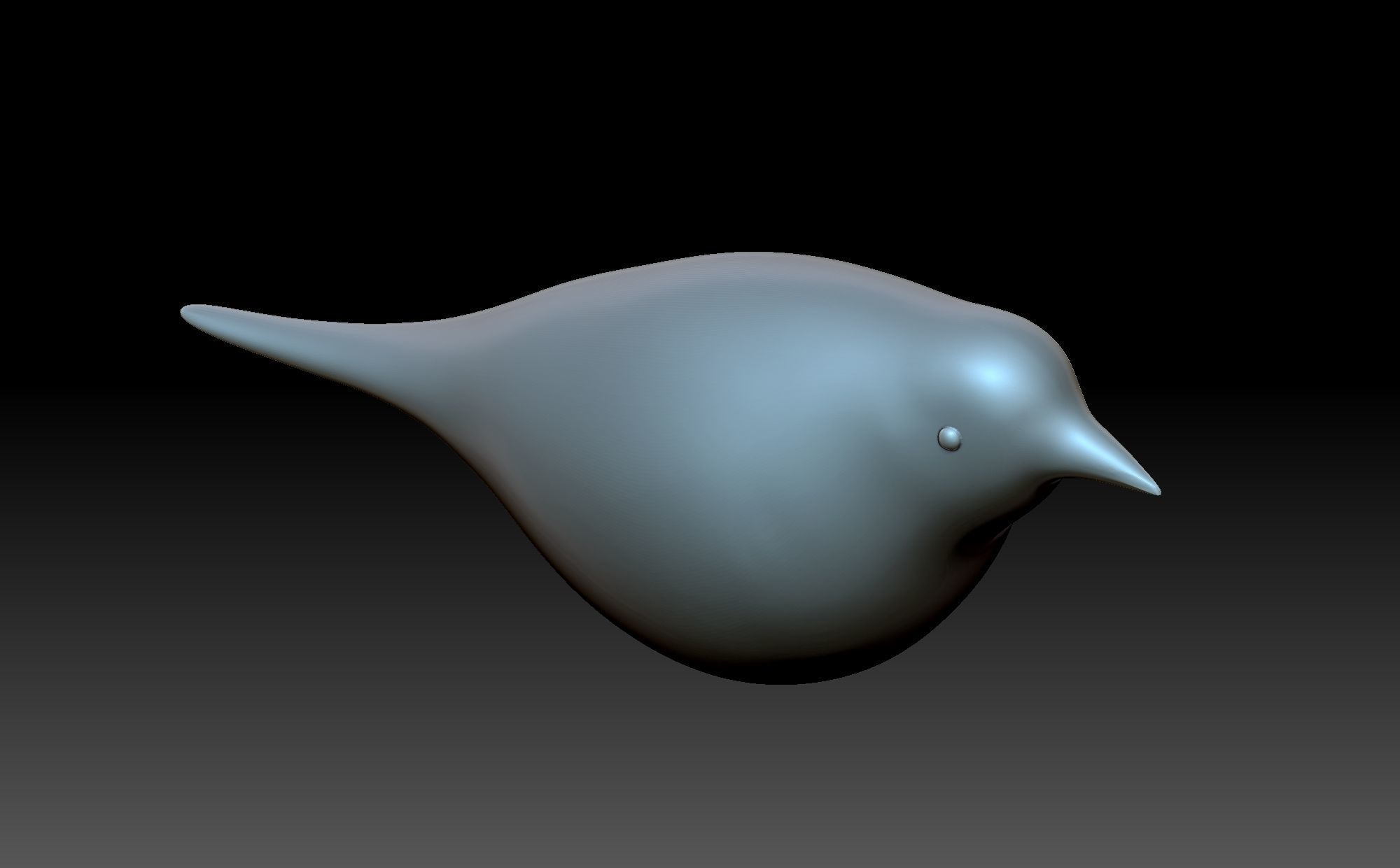 Bird Figurine 3D print model_3