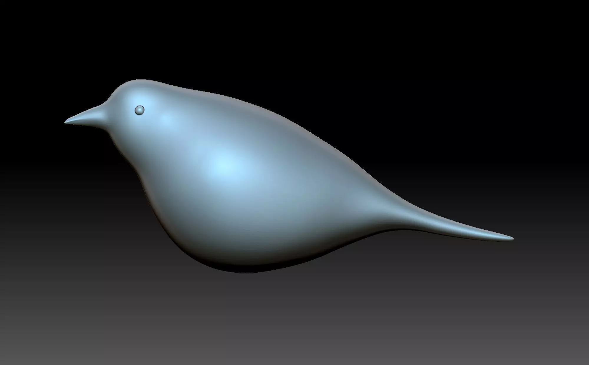 Bird Figurine 3D print model_0