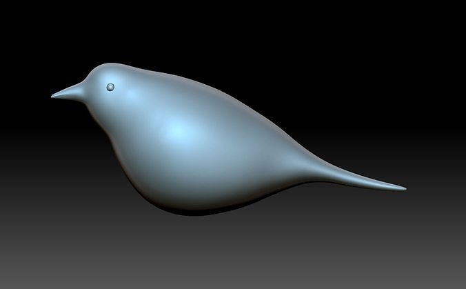 Bird Figurine 3D print model