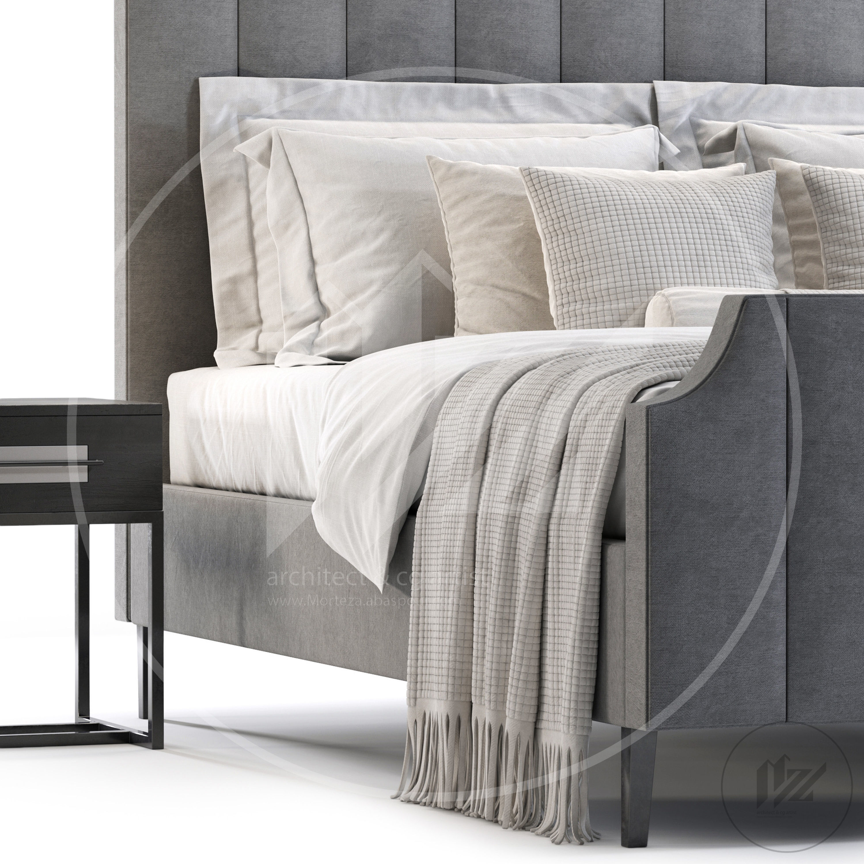 thesofaandchair KINGSTON Bed 3D model_2