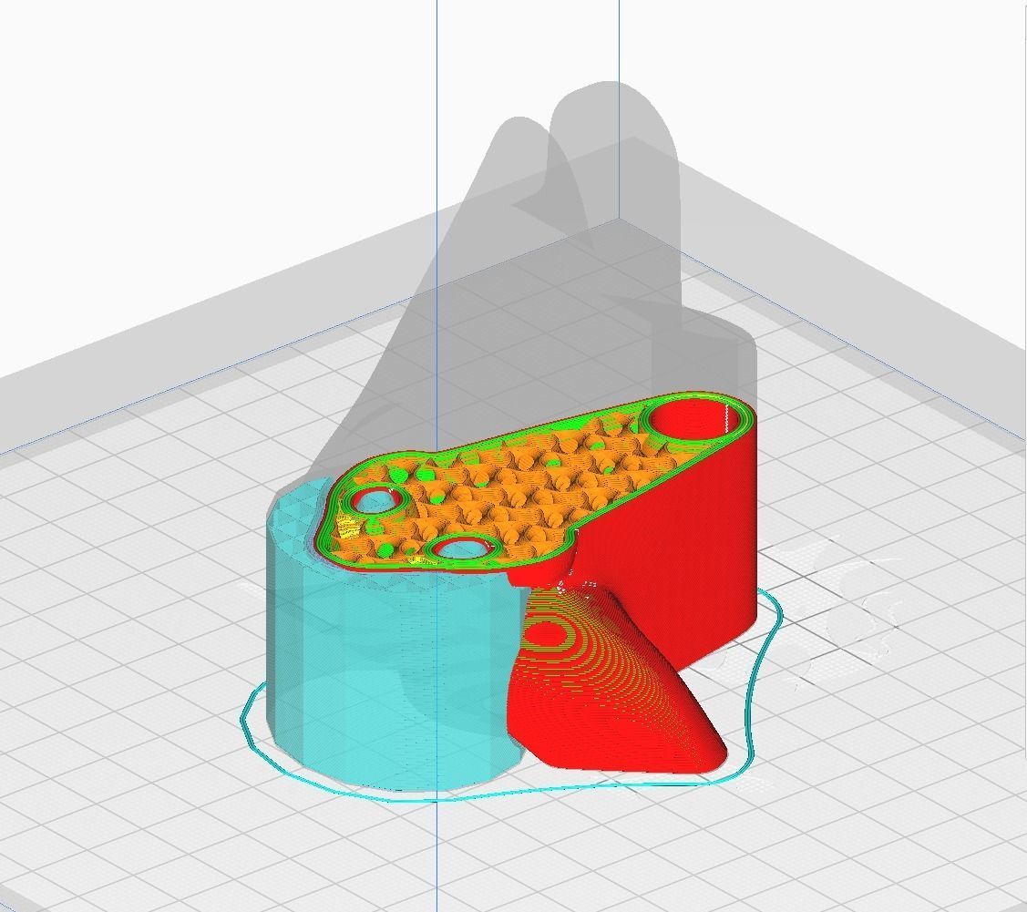 Printable Eyeglass Pen Holder 3D print model_6