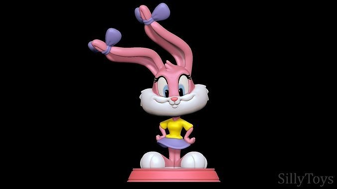Babs Bunny - Tiny Toon Adventures 3D print model 3D print model