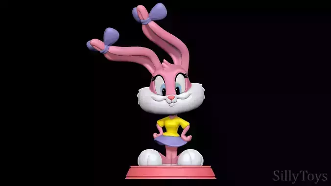 Babs Bunny - Tiny Toon Adventures 3D print model 3D print model