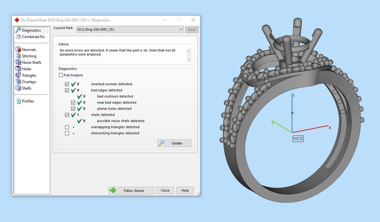 Solitaire ring 3D print model_4