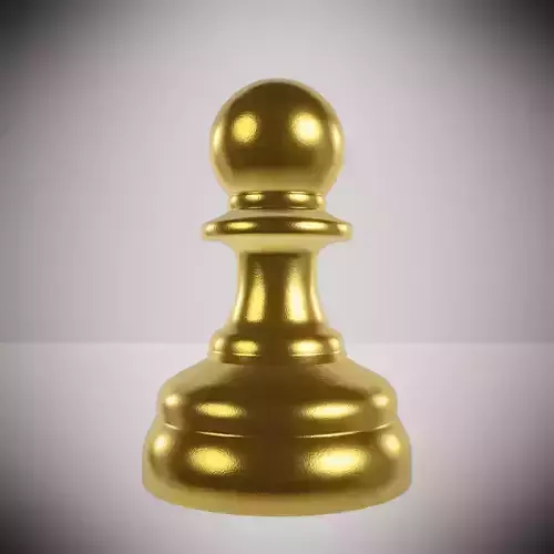 Peon ajedrez - Chess pawn Free low-poly 3D model