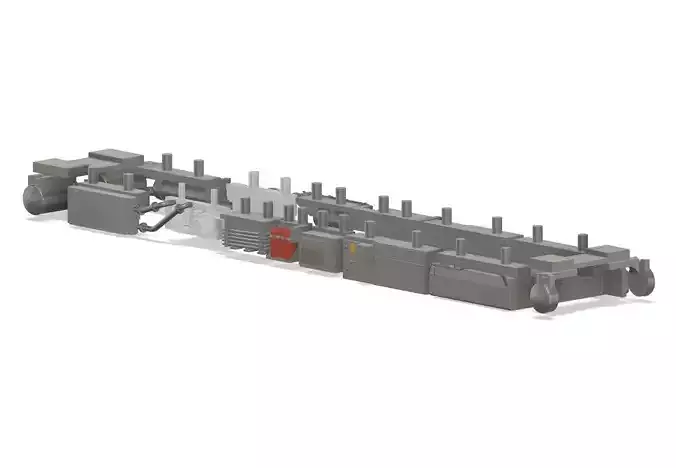 Model Railway - Hornby Lima Class 156 Underfloor Detailing 3D print model