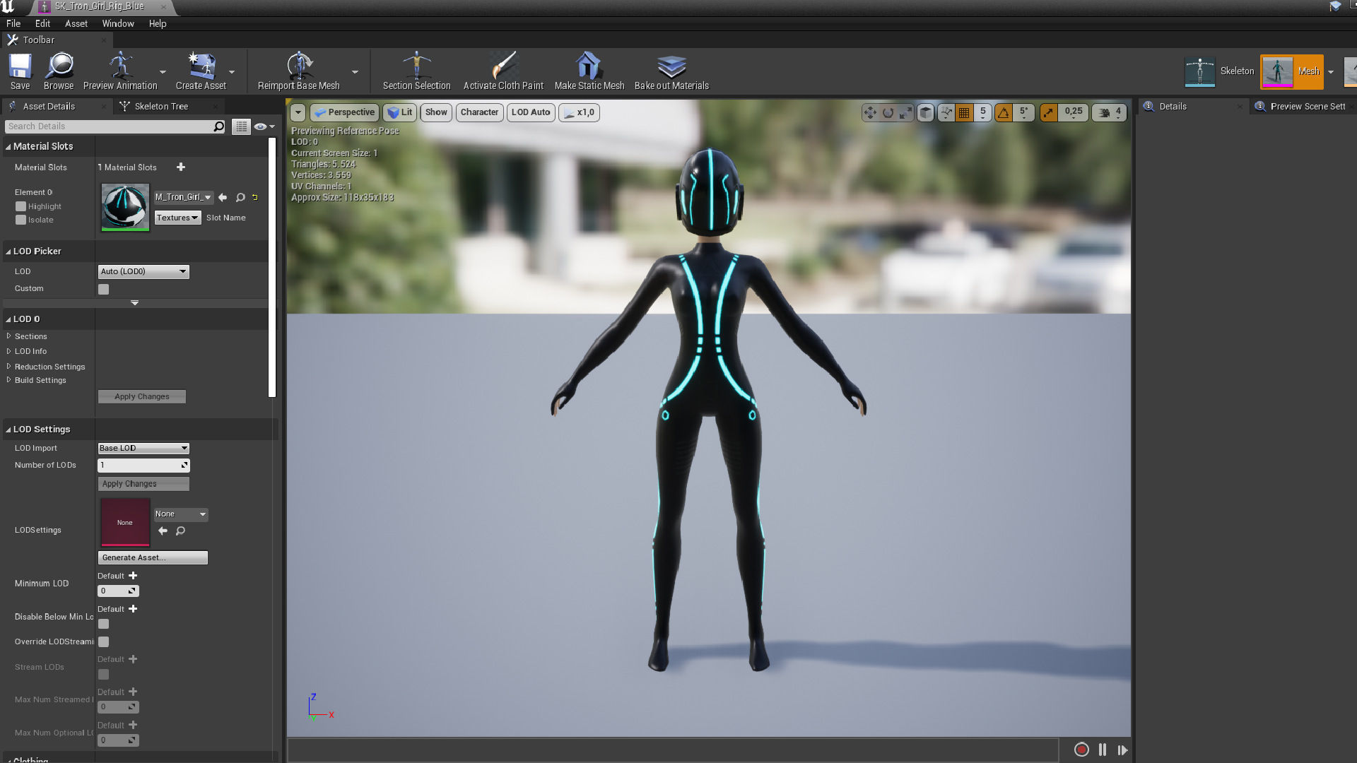 Cyberpunk Race Town Low-poly 3D model_33